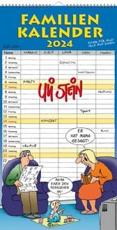 Bild vom Artikel Uli Stein Familienkalender 2024: Familienplaner mit 5 Spalten vom Autor Uli Stein