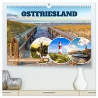 Produktbild: OSTFRIESLAND Wundervolle Halbinsel am Wattenmeer (hochwertiger Premium Wandkalender 2026 DIN A2 quer), Kunstdruck in Hochglanz