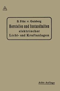 Produktbild: Herstellen und Instandhalten Elektrischer Licht-und Kraftanlagen