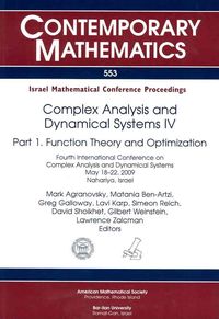 Produktbild: Complex Analysis and Dynamical Systems IV