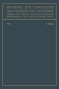 Produktbild: Beitr&auml;ge zur Geschichte der Technik und Industrie