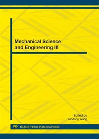 Produktbild: Mechanical Science and Engineering III