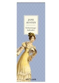 Produktbild: Jane Austen Geburtstagskalender - Immerwährender Wandkalender zum Eintragen im p