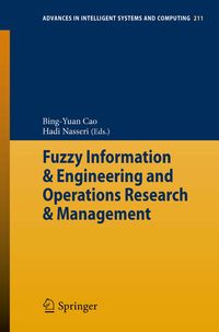 Produktbild: Fuzzy Information & Engineering and Operations Research & Management