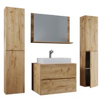 Produktbild: 5-tlg. Waschplatz Waschtisch Lendas XL Schublade