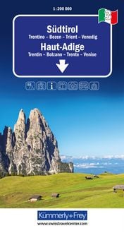 Produktbild: K&uuml;mmerly+Frey Regional-Strassenkarte 3 S&uuml;dtirol 1:200.000