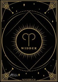 Produktbild: Edles Notizbuch Sternzeichen Widder | Designed by Alfred Herler