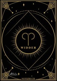 Produktbild: Edles Notizbuch Sternzeichen Widder | Designed by Alfred Herler