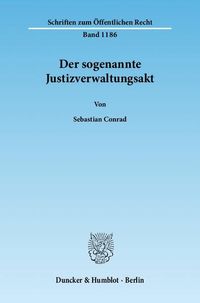 Produktbild: Der sogenannte Justizverwaltungsakt.