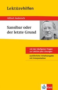 Produktbild: Klett Lekt&uuml;rehilfen - Alfred Andersch, Sansibar oder der letzte Grund