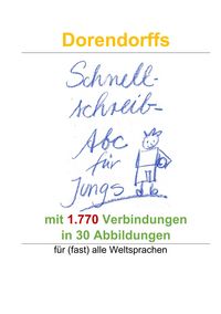 Produktbild: Dorendorffs Schnellschreib-Abc f&uuml;r Jungs mit 1.770 Verbindungen