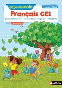 Produktbild: Mon ann&eacute;e de fran&ccedil;ais CE1 : FICHIER &eacute;l&egrave;ve