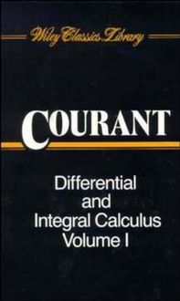 Produktbild: Differential and Integral Calculus, 2 Volume Set (Volume I Paper Edition; Volume II Cloth Edition)