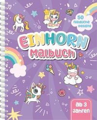 Produktbild: Einhorn-Malbuch f&uuml;r Kinder ab 3 Jahren