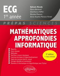 Produktbild: Math&eacute;matiques approfondies - Informatique - ECG 1re ann&eacute;e