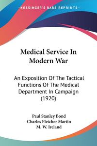 Produktbild: Medical Service In Modern War