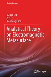 Produktbild: Analytical Theory on Electromagnetic Metasurface