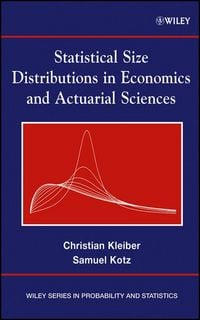 Produktbild: Statistical Size Distributions in Economics and Actuarial Sciences