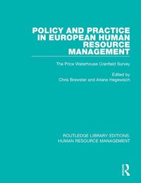 Produktbild: Policy and Practice in European Human Resource Management