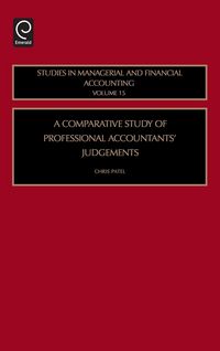 Produktbild: Comparative Study of Professional Accountants Judgements