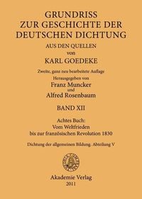 Produktbild: Achtes Buch: Vom Weltfrieden bis zur franz&ouml;sischen Revolution 1830