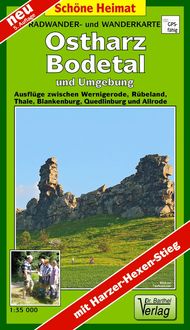 Produktbild: Radwander- und Wanderkarte Ostharz, Bodetal und Umgebung