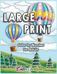 Produktbild: Large Print Color by Number for Adults