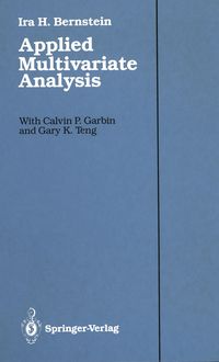 Produktbild: Applied Multivariate Analysis