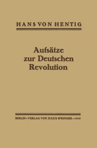 Produktbild: Aufs&auml;tze zur Deutschen Revolution