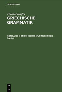Produktbild: Griechisches Wurzellexikon, Band 2
