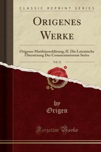 Produktbild: Lat-Origenes Werke Vol 11