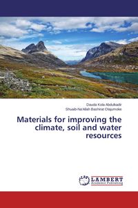 Produktbild: Materials for improving the climate, soil and water resources