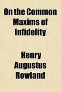 Produktbild: On the Common Maxims of Infidelity