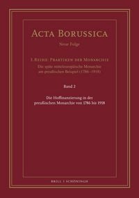 Produktbild: Die Hoffinanzierung in der preu&szlig;ischen Monarchie von 1786 bis 1918