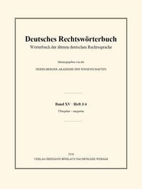 Produktbild: Deutsches Rechtsw&ouml;rterbuch