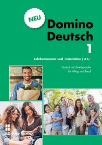 Produktbild: Domino Deutsch 1 NEU ꟾ Lehrkommentar und -materialien A1.1