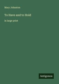 Produktbild: To Have and to Hold