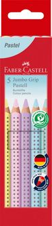 Produktbild: Faber-Castell Buntstifte Jumbo Grip pastell, 5er Set