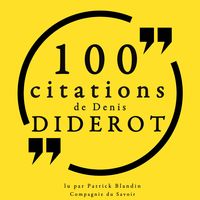 Produktbild: 100 citations de Denis Diderot