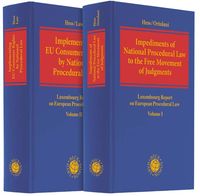 Produktbild: Implementing EU Consumer Rights by National Procedural Law + Impediments of National Procedural Law to the Free Movement of Judgments