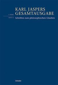 Produktbild: Schriften zum philosophischen Glauben