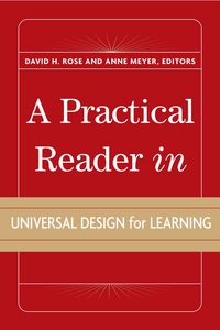 Produktbild: A Practical Reader in Universal Design for Learning