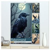 Produktbild: Rabenmond - Ein mystischer Jahresbegleiter (hochwertiger Premium Wandkalender 2026 DIN A2 hoch), Kunstdruck in Hochglanz