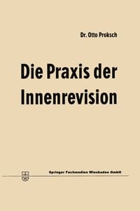 Produktbild: Die Praxis der Innenrevision