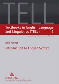 Produktbild: Introduction to English Syntax / Textbooks in English Language and Linguistics Band 3