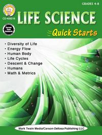 Produktbild: Life Science Quick Starts, Grades 4 - 9
