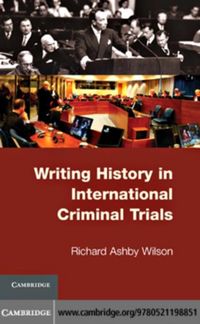 Produktbild: Writing History in International Criminal Trials