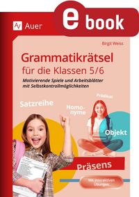 Produktbild: Grammatikr&auml;tsel f&uuml;r die Klassen 5-6