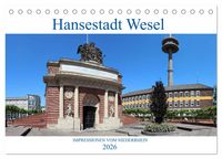 Produktbild: Hansestadt Wesel - Impressionen vom Niederrhein (Tischkalender 2026 DIN A5 quer), CALVENDO Monatskalender
