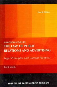 Produktbild: An Introduction to the Law of Public Relations and Advertising